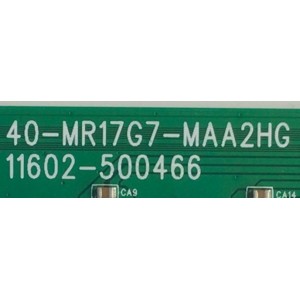 MAIN PARA SMART TV TCL 4K RESOLUCION (3840 x 2160) / NUMERO DE PARTE 30800-000501 / 40-MR17G7-MAA2HG / 30801-000480 / 11602-500466 / PANEL LVU750NDE / DISPLAY ST 7461D03-2 / MODELO 75S455